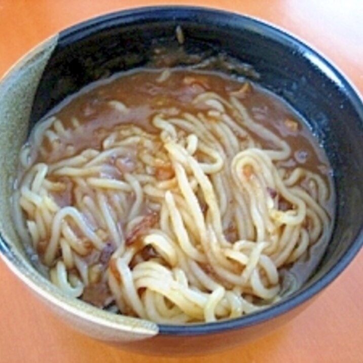 残ったカレーとこんにゃく麺でダイエットうどん